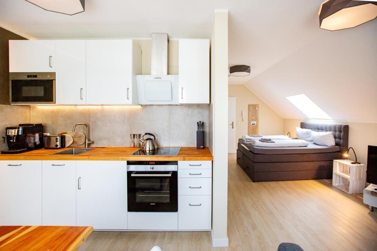 Modernes Studio In Stadtnaehe Wurzburg Bagian luar foto