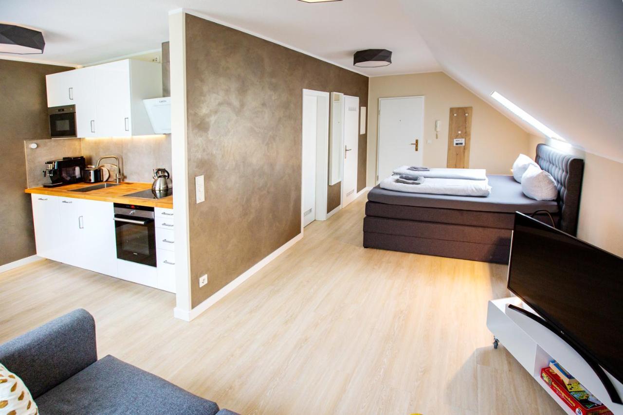 Modernes Studio In Stadtnaehe Wurzburg Bagian luar foto