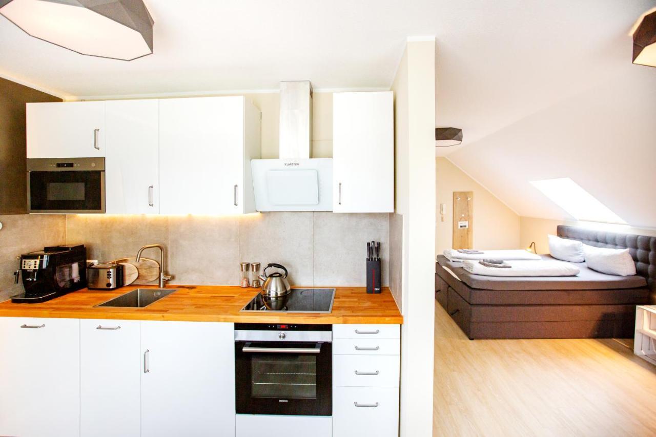 Modernes Studio In Stadtnaehe Wurzburg Bagian luar foto